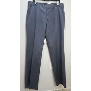 Bonobos Dress Chino Pants Mens 35 x 32 Gray Straight Leg Weekday Washed Wear